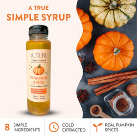 Tuturu syrup used in matcha for a warm pumpkin twist