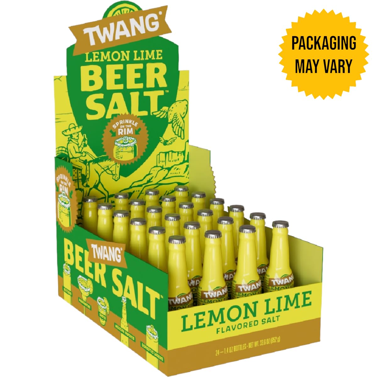 Twang Lemon Lime beer salt crystals enhance the drink’s aroma