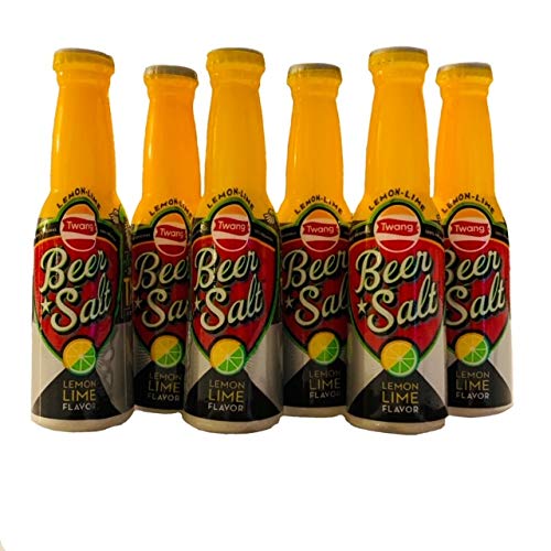 Twang Lemon Lime beer salt bottle adds zesty flavor to drinks on the go