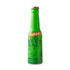 Twang Lime Beer Salt on a canned cocktail rim boosts tangy flavor.