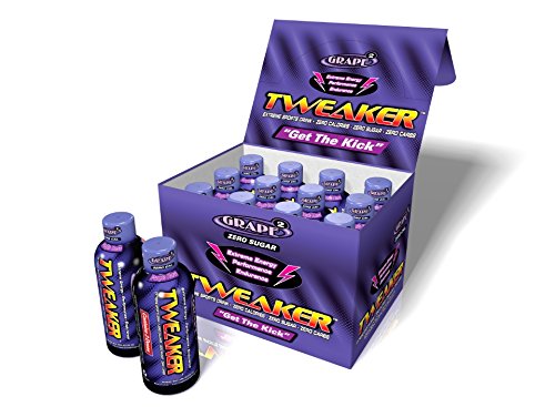 Tweaker Grape Energy Shot bottle for on-the-go energy with zero sugar and zero calories.