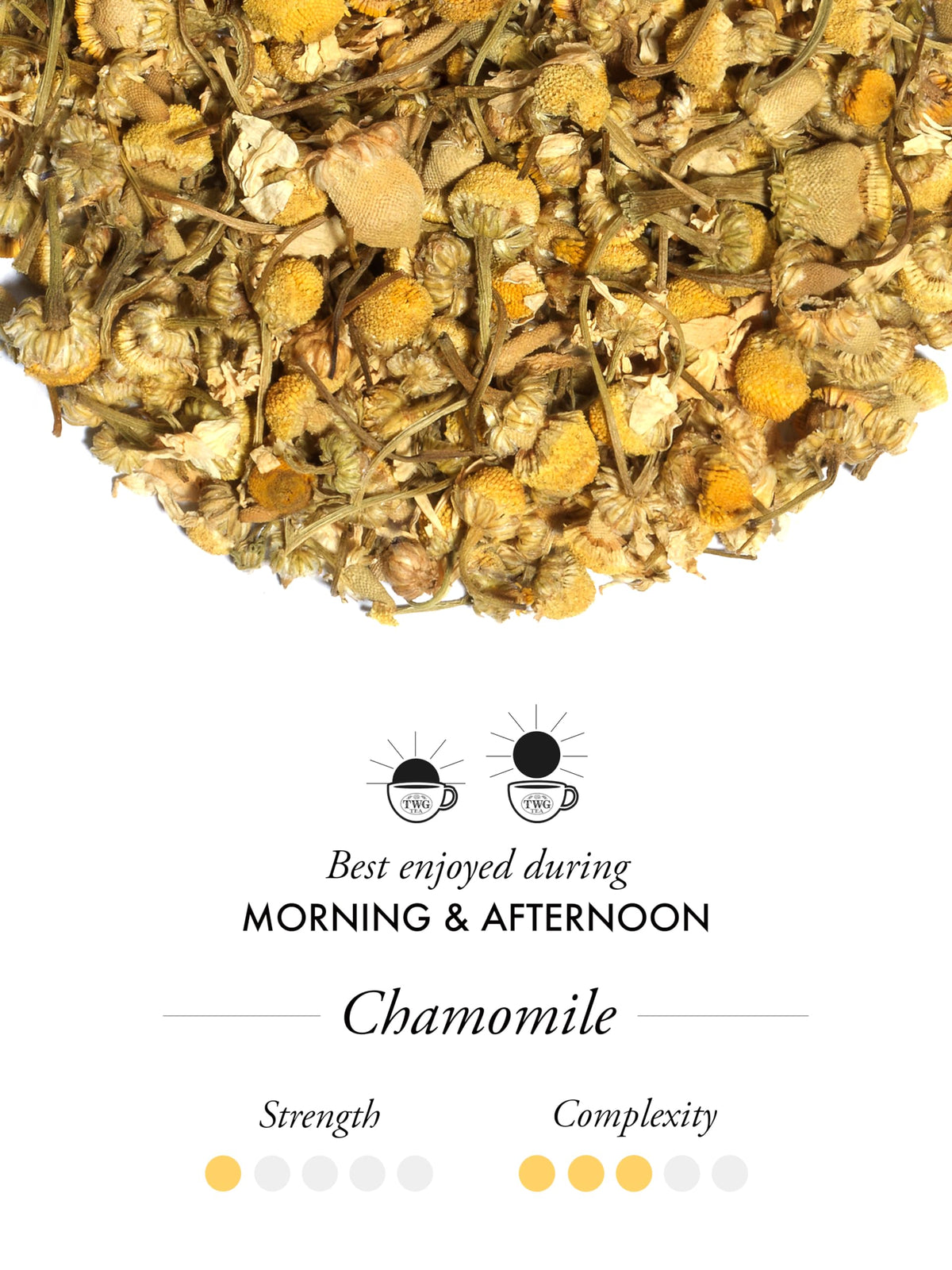 TWG Chamomile gift set packaging ready for gifting and tea moments.