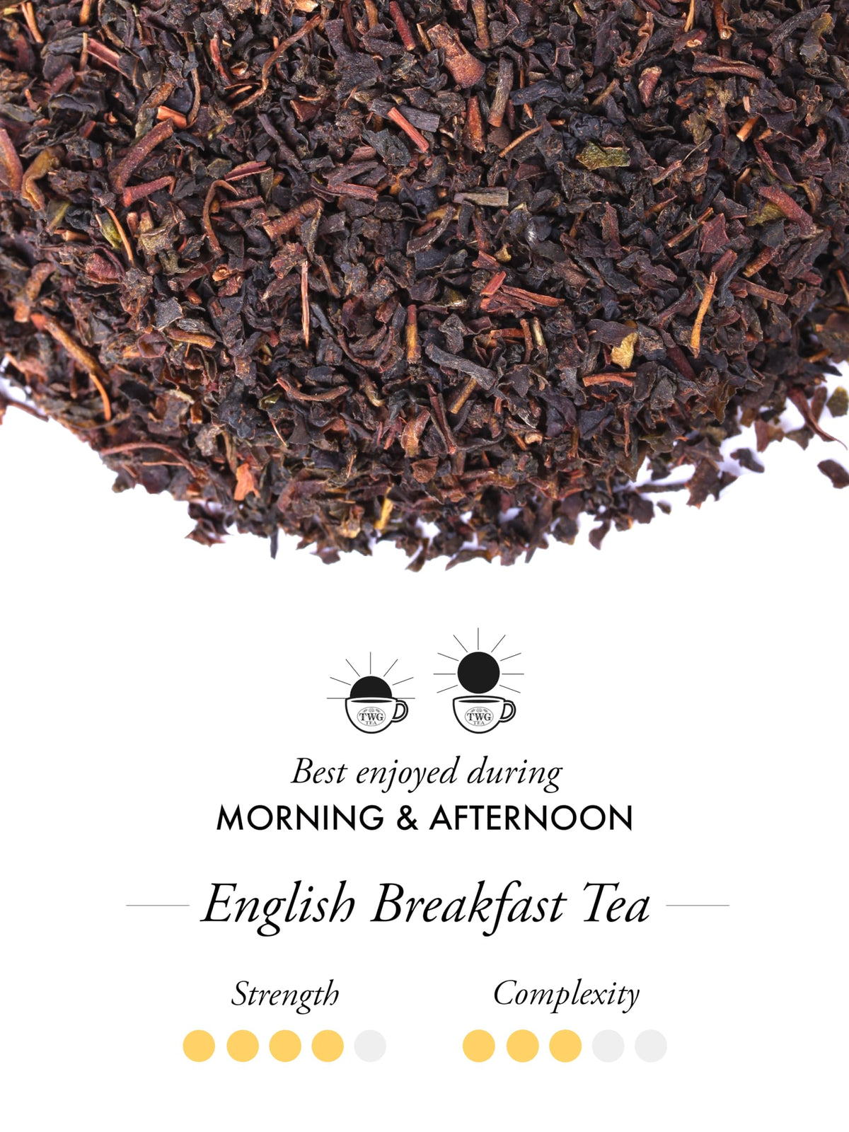 TWG teapot and cup arrangement highlighting a refined morning ritual.