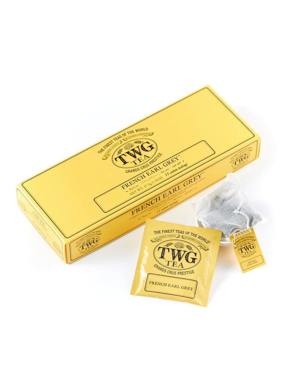 TWG French Earl Grey with citrus and blue cornflowers in teabags for rich aroma