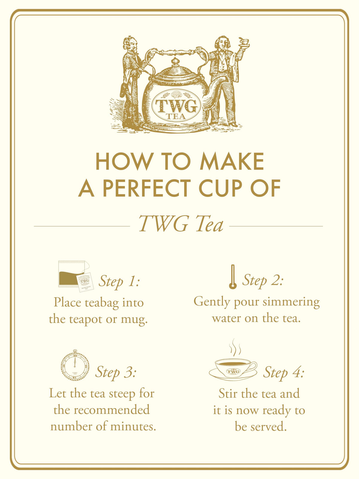 TWG Vanilla Bourbon Tea gift set on display, ideal for gifting