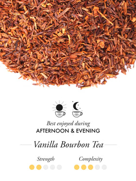 TWG Vanilla Bourbon Tea teabag close-up showing 100% cotton bag for full aroma