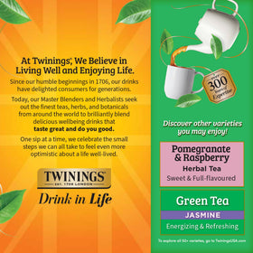 Twinings 100-count pack provides plenty of tea for daily rituals.