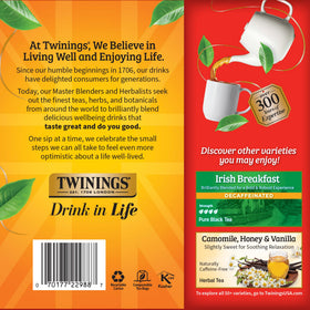 Twinings 100-count box keeps your pantry stocked for regular tea moments.