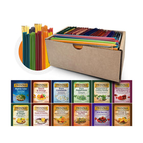 Twinings 48 tea bags herbal variety pack box for daily wellness.