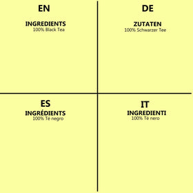 Close-up of Twinings Assam tea bag showing bold malty notes for brewing.