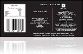 A cup of Twinings Assam Strong and Mighty tea, rich and full-bodied brew.