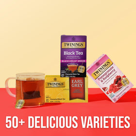 Twinings logo and branding for a premium tea experience
