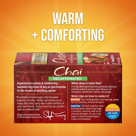 Twinings chai spice aroma highlights bold, savory-sweet notes in tea