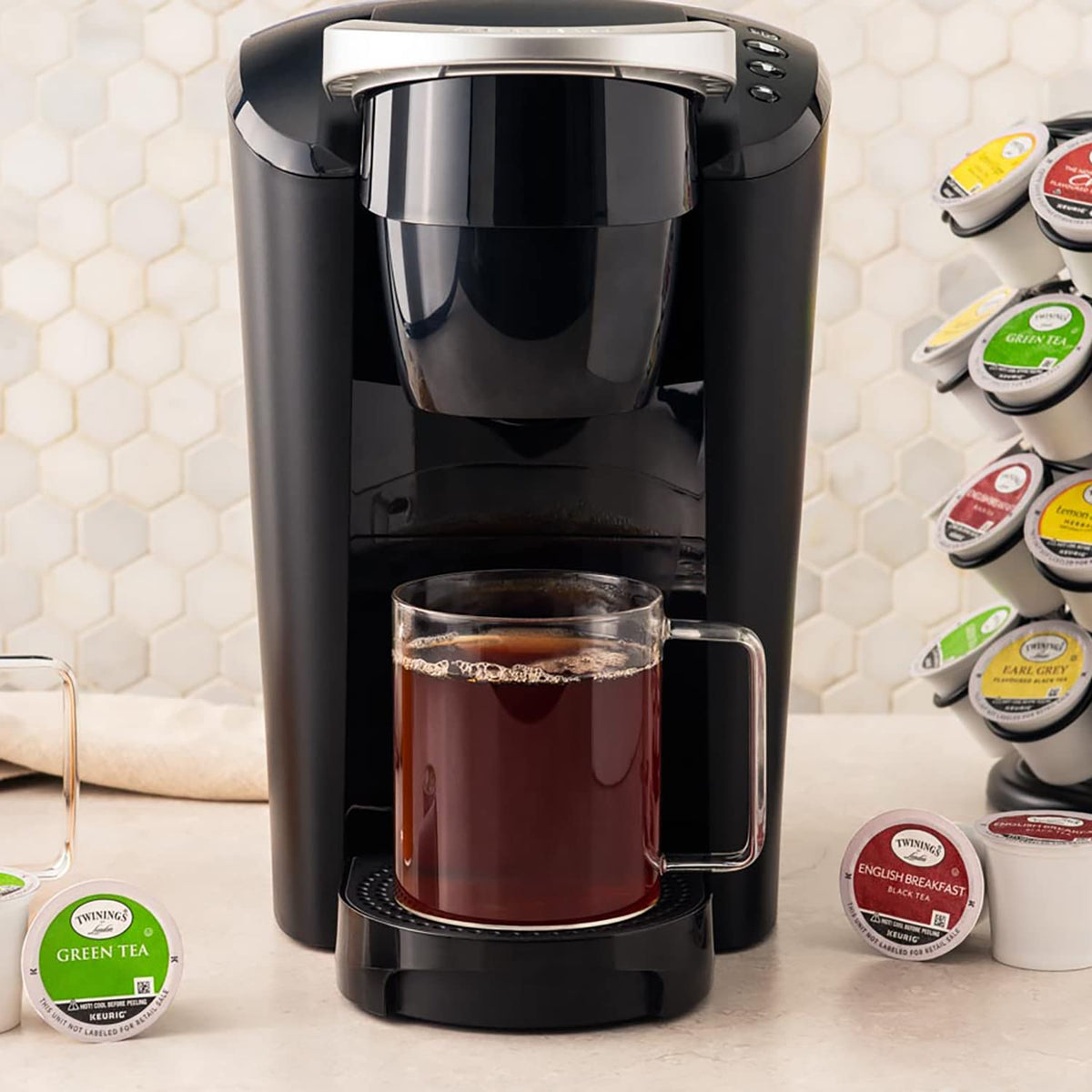 Twinings chai tea leaves close-up signaling premium quality for home rituals.