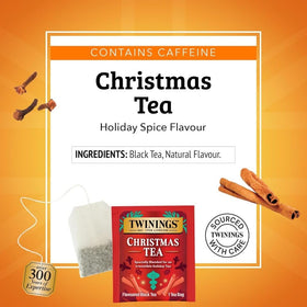 Twinings Christmas Tea pack of 2 offers value and ready-to-brew holiday tea.