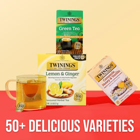 Twinings Decaf Green Tea aroma steam suggests inviting aroma and relaxation.