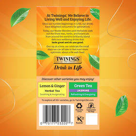 Twinings brand ethos, highlighting responsible sourcing and community impact.