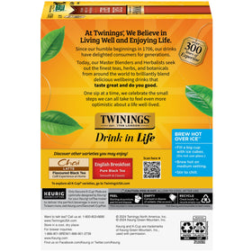 Twinings Earl Grey aroma highlighting bergamot and citrus notes.