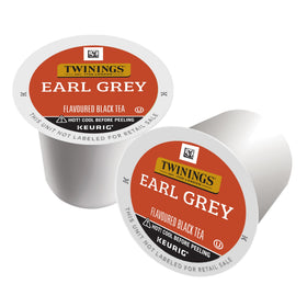 Twinings Earl Grey hot brew in a cup for busy days.