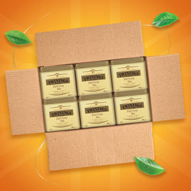 Twinings Earl Grey loose tea bergamot close-up highlighting citrus aroma