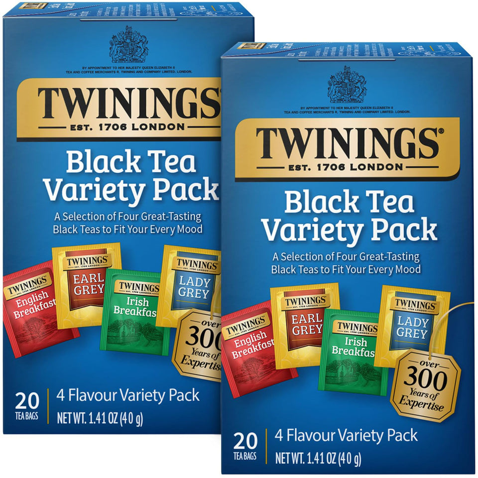 Twinings Earl Grey tea bag with bergamot aroma for a bright morning lift