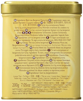 Twinings Earl Grey display emphasizes classic citrus bergamot flavor profile