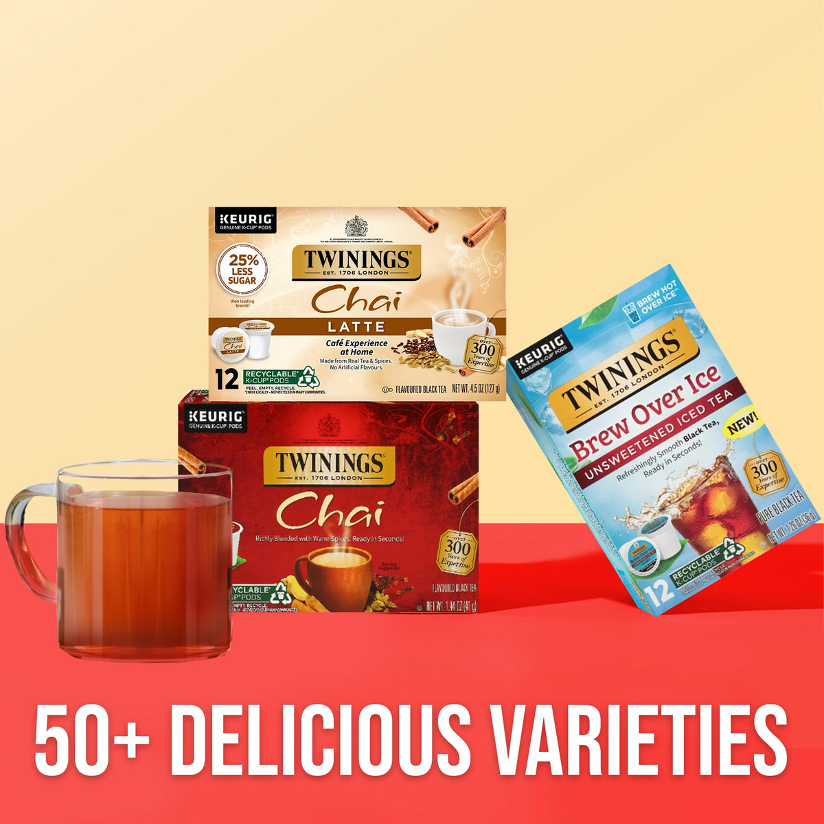 Twinings eco-sourcing and sustainability focus for chai tea pods