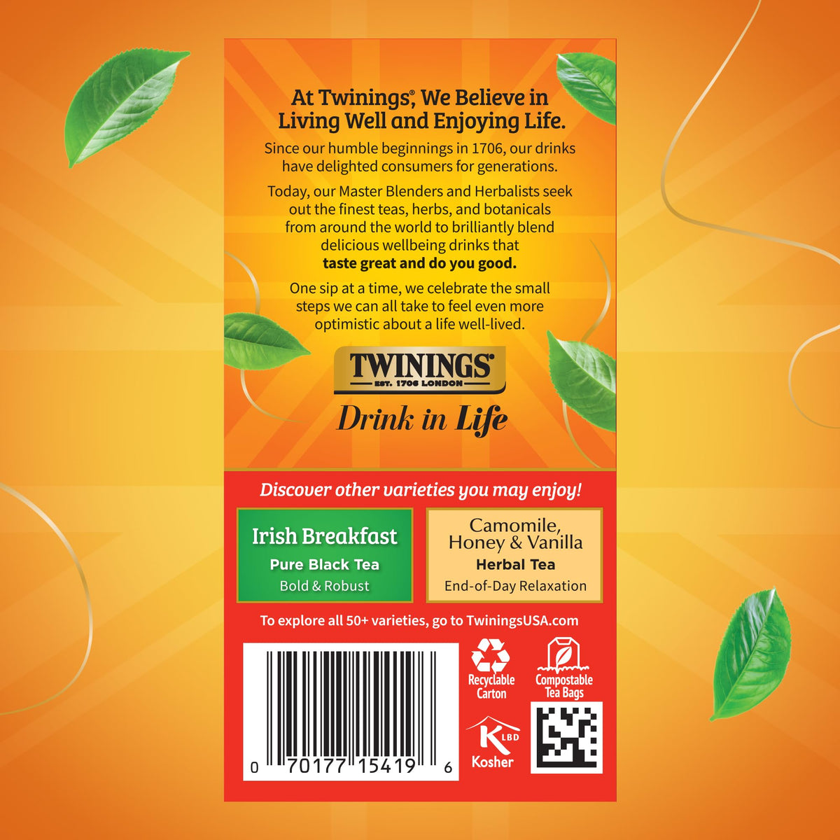 Packaging seals preserve freshness for travel-friendly tea on the go