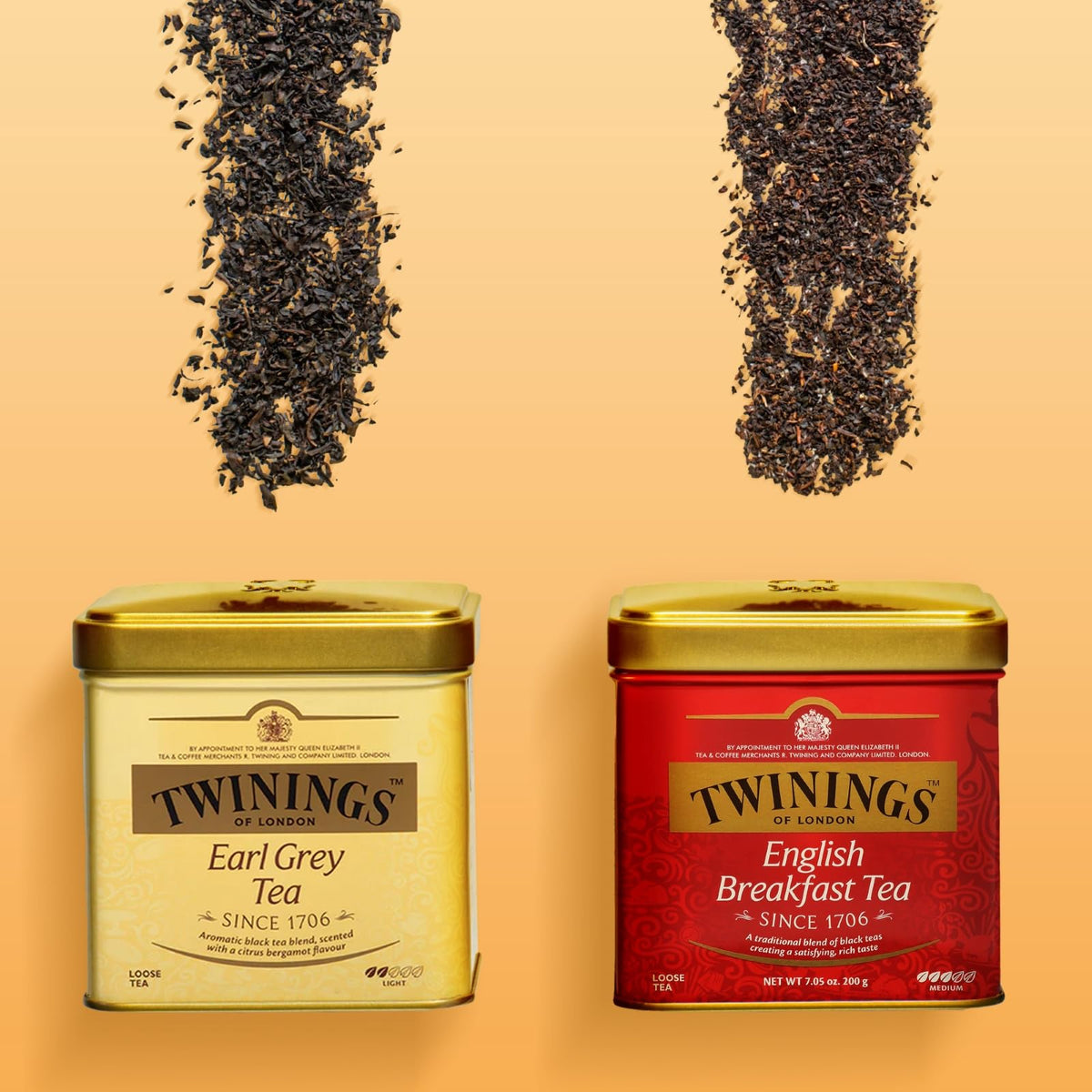 Twinings English Breakfast packaging and label celebrate history and quality