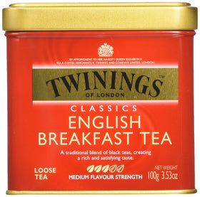 Twinings English Breakfast pouring tea delivers a smooth balanced serve