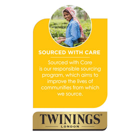 Twinings English Breakfast iced tea serve; refreshing option on warm days.