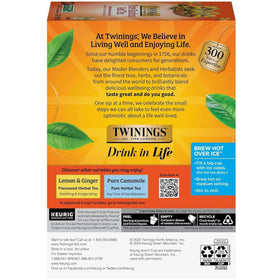 Twinings ethical sourcing program logo demonstrates responsible ingredients.