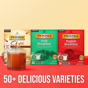 Twinings ethically sourced tea pods support responsible sourcing practices.