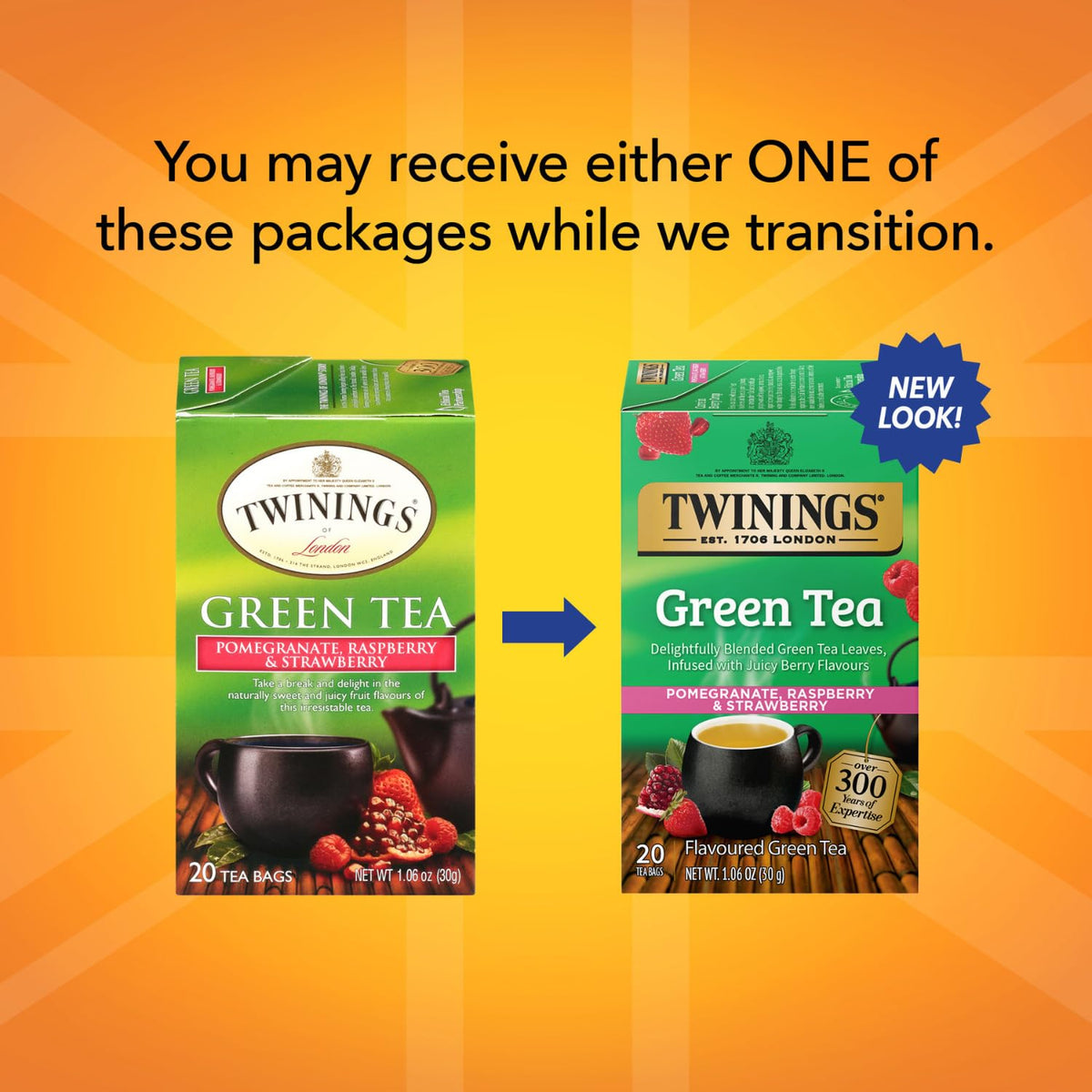 Twinings 20-count pack keeps your favorite blend ready for daily ritual