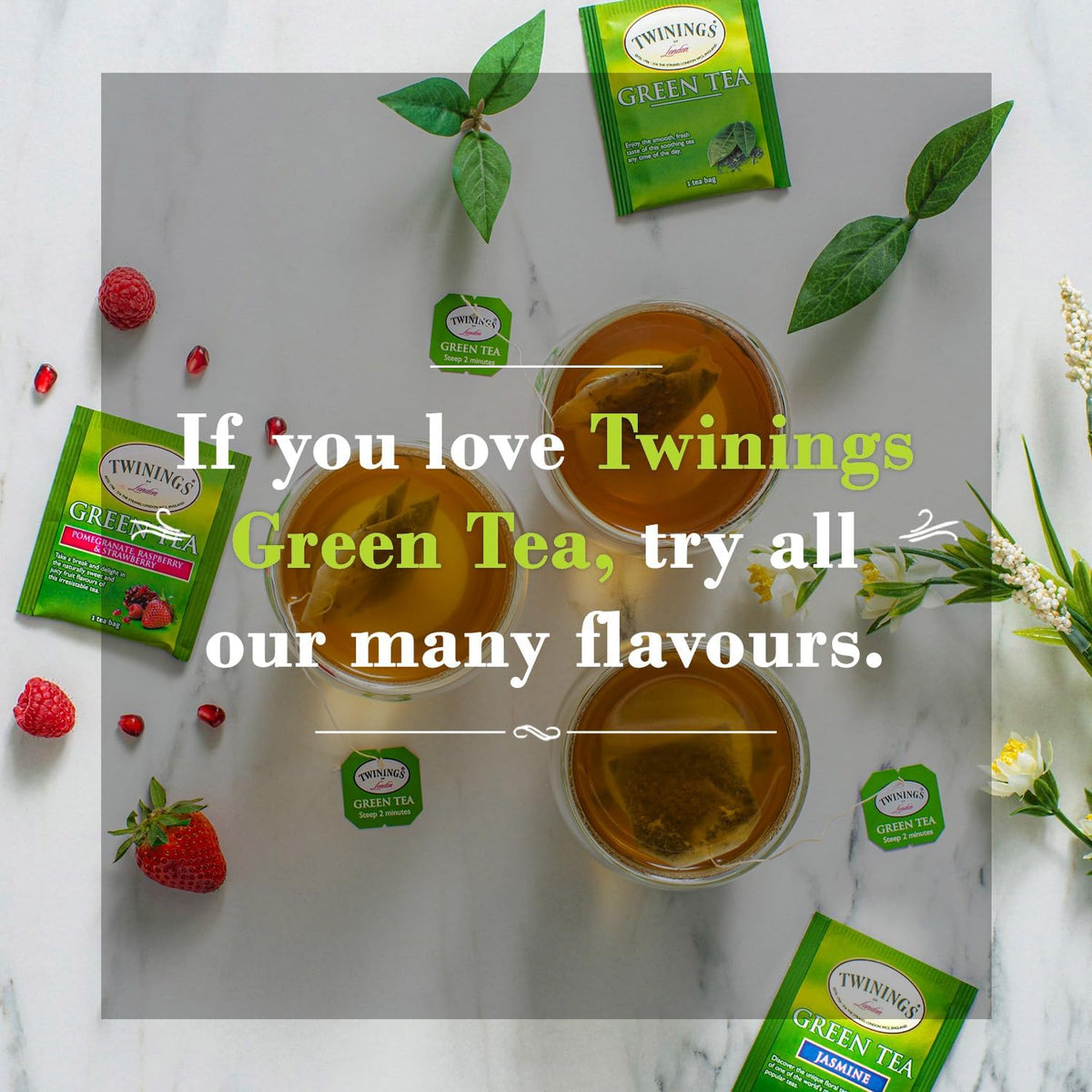 Twinings Green Tea Bags kitchen scene supports a calm daily routine