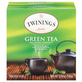 Twinings Green Tea Bags pack shot highlighting freshness for daily ritual