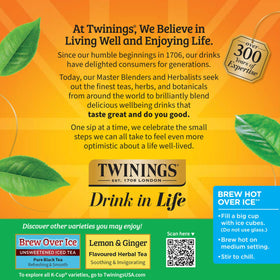 Twinings green tea iced brew ready to serve