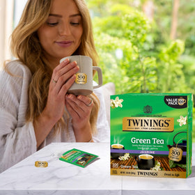 Twinings Green Tea Jasmine tea leaves ready for a smooth, floral cup