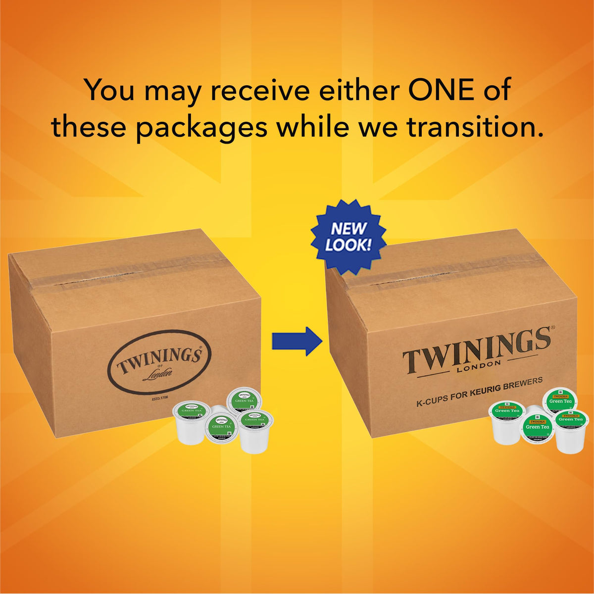 Twinings Green Tea K-Cup Pods in your brewer for a smooth cup.