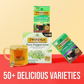 Twinings green tea with mint aroma enhancing everyday moments