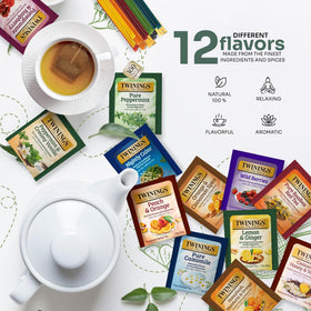 Twinings honey sticks add gentle sweetness to herbal brews anytime.