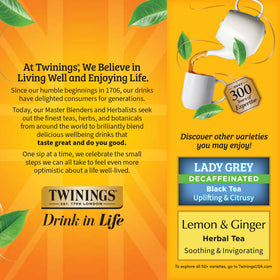 Tea being prepared hot or iced with Twinings Earl Grey
