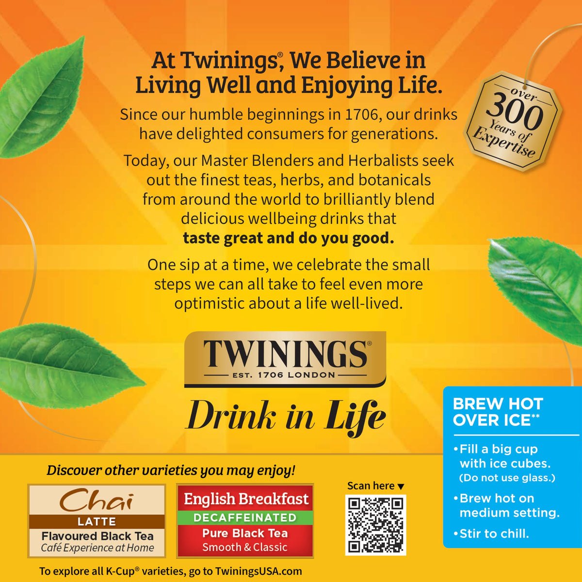 Hot tea service with Twinings pods offers a café-style moment at home.