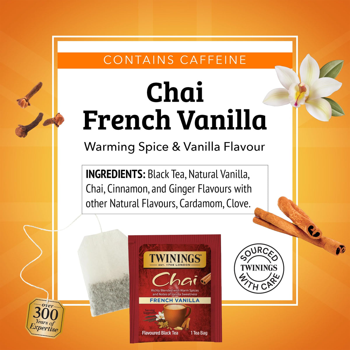 Twinings individually wrapped tea bags stay fresh for on-the-go use.