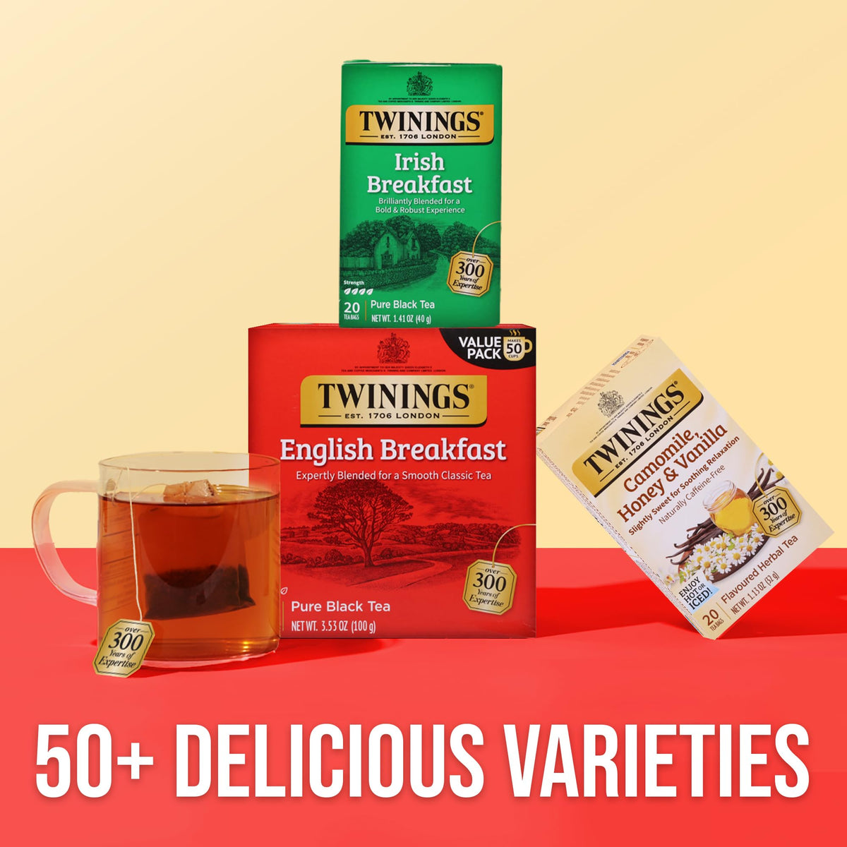 Morning routine with Twinings Irish Breakfast for a robust start