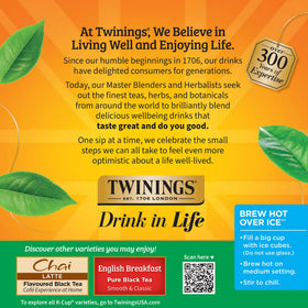 Twinings Irish Breakfast tea pods perfect for iced tea on hot days.