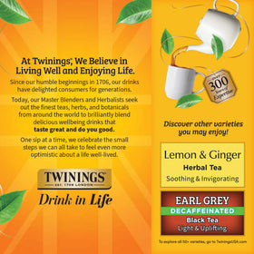 Refreshing iced Twinings Lady Grey tea with a delicate citrus finish