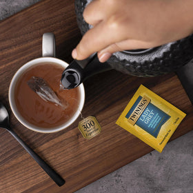 Aromas of Twinings Lady Grey during brewing session.