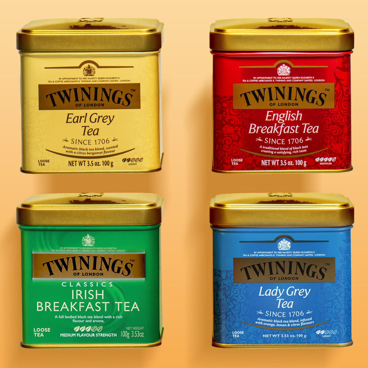 Twinings Lady Grey iced tea pour into a glass with citrus notes