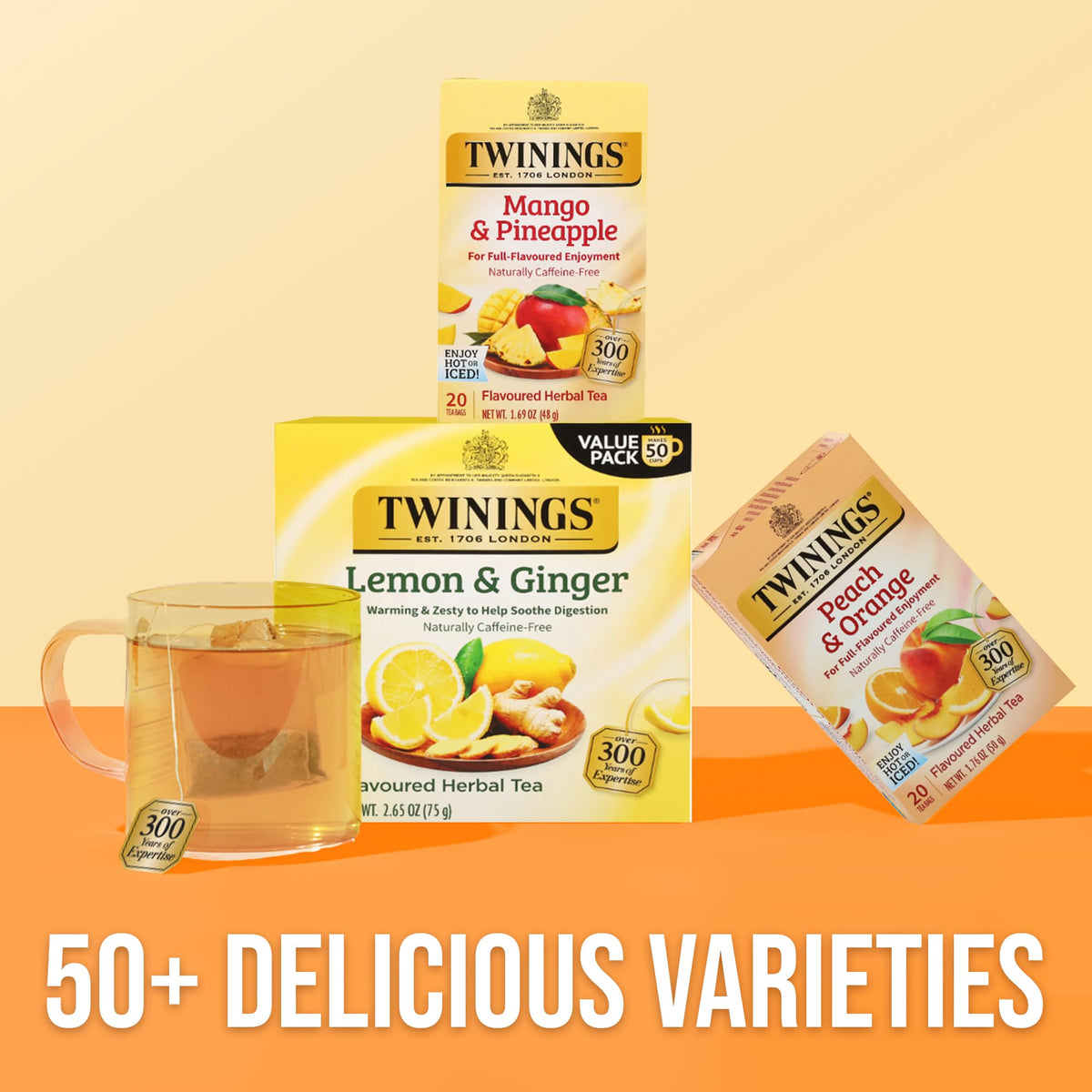 Twinings Mango Pineapple blend reveals natural fruit flavor notes